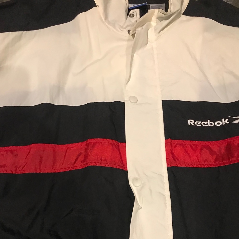 Reebok windbreaker.